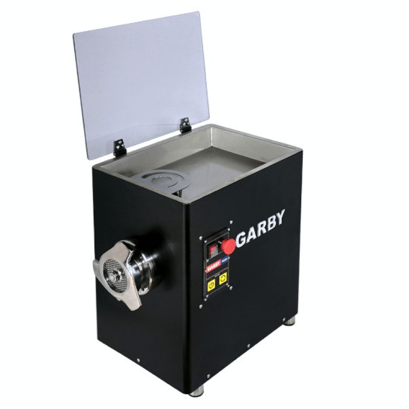 Ψυχώμενη Γωνιακή Κρεατομηχανή GARBY 32-4GN Μαύρη ηλεκτροστατικής βαφής